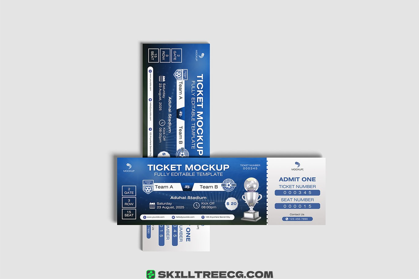 图片[2]-High Quality Ticket Mockup（479468）-技能树